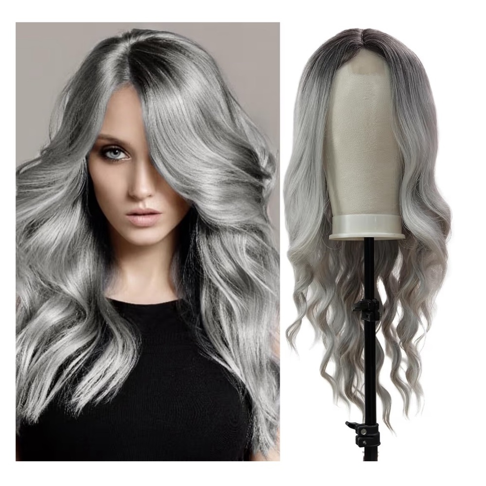 Silver Ombre Women's Wig